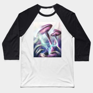 Fantasy mushrooms Baseball T-Shirt